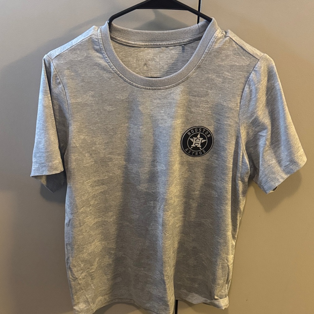 Astros Gray Camo Short Sleeve Tee